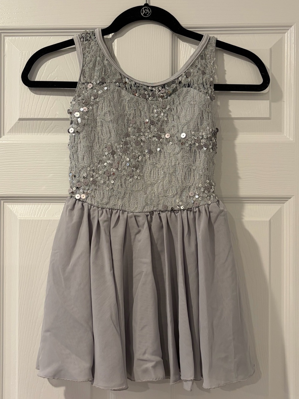 Weissman “The Light” Grey Sequin Lyrical Dance Costume